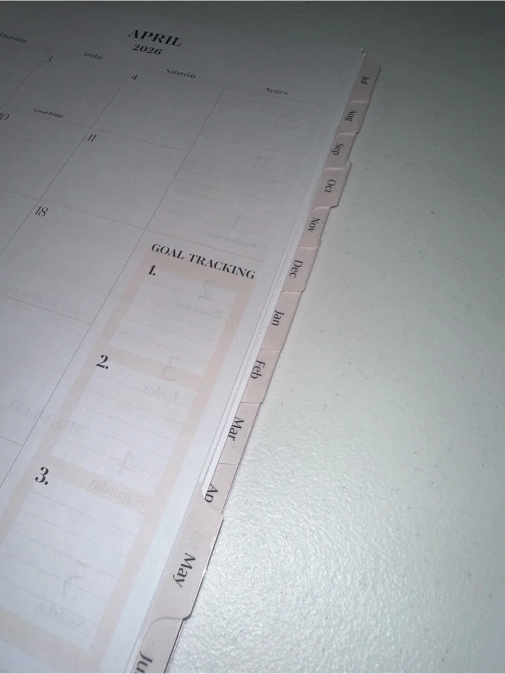 bossbabe Floral 15-Month Planner - Pink & Purple